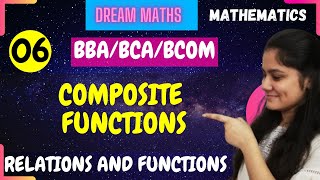 Introduction to composite functionsRelations and functionsBCA Maths [upl. by Tessy]