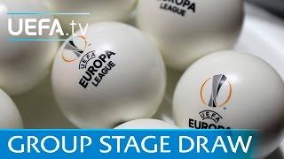 Full group stage draw 201617 UEFA Europa League [upl. by Patman195]