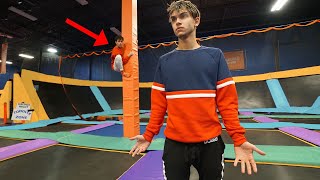 HIDE and SEEK in TRAMPOLINE PARK Winner gets 10000 [upl. by Earased]