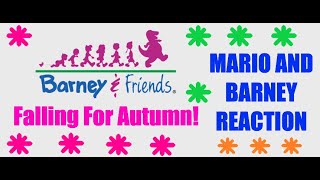 Barney amp Friends Falling For Autumn Season 2 Episode 1 Mario and Barney Reaction [upl. by Raycher]