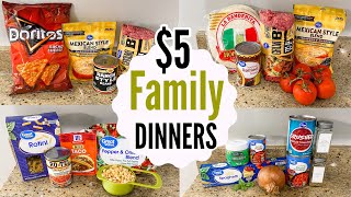 5 DINNERS  SIX Quick amp Easy Cheap Meals  Julia Pacheco [upl. by Searby840]