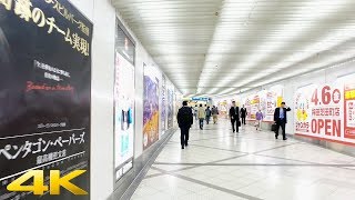 Osaka Umeda Underground Walk 梅田地下街【4K】 [upl. by Yeltrab783]