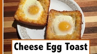 Cheese Egg Toast  Easy Breakfast HowTo [upl. by Eahsan]