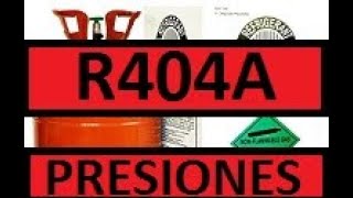 PRESIONES R404A Gas Refrigerante EN REFRIGERACIÓN Y CONGELACIÓN CARACTERÍSTICAS Y REEMPLAZOS [upl. by Aivonas974]