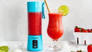 Frozen Strawberry Margarita BlendJet Recipe [upl. by Carn]