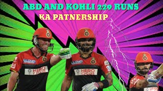 IPL abd and kohli partnership highlight Ab De Villiers batting IPL Highlight [upl. by Freed478]