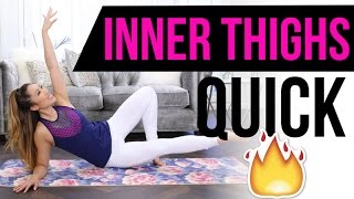 Quick Burn INNER THIGH Workout Best Pilates Exercises for Lean amp Toned legs [upl. by Le]