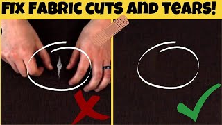 How to Repair Cat Scratches on Fabric [upl. by Ahsen]