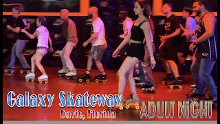 Galaxy Skateway Adult Night Skate special guest Lacey Skates Isabelle Ringer amp Roller Rink Rats [upl. by Oidualc]