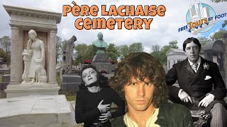 A Walk Through Père Lachaise Cemetery in Paris  Jim Morrison Oscar Wilde Chopin  More [upl. by Akirdnas]