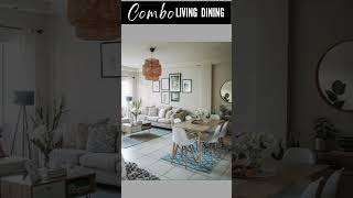 Small Living Room Dining Room Combo Design Ideas [upl. by Teyugn]