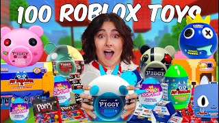 UNBOXING 100 ROBLOX MYSTERY TOYS 😱 RARE FINDS [upl. by Kant]