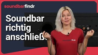 Soundbar an TV anschließen – Alle Anschlüsse erklärt [upl. by Giess949]