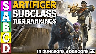 Artificer Subclass Tier Rankings in DampD 5e [upl. by Booze]