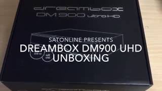 Dreambox DM900 UHD Unboxing [upl. by Peyton]