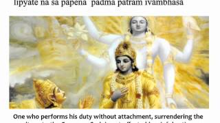 Bhagavad Gita Chapter 5  Verse 10 [upl. by Len]