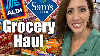 Large Family GROCERY HAUL  Sam’s Club Aldi  MORE [upl. by Vas519]