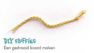 Gedraaid koord maken Nederlands [upl. by Nylsirhc]