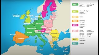 Historique de lUnion Européenne  Lactu en classe [upl. by Whittemore]