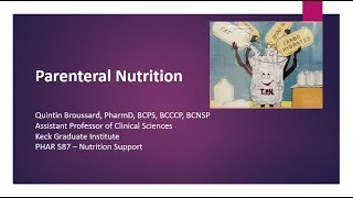 Parenteral Nutrition Lecture Spring 2019 v20 020419 [upl. by Card]