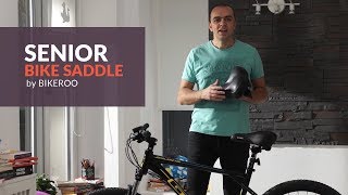 Extra Wide and Extra Soft Bike Saddle for Seniors By Bikeroo [upl. by Millicent]