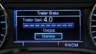 How to Operating the Trailer Brake Controller 2014 Silverado [upl. by Noj]