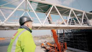 Timelapse brug AZ Delta campus Rumbeke [upl. by Menell925]