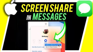 How to Share Your Screen in Messages on Mac [upl. by Ancalin]