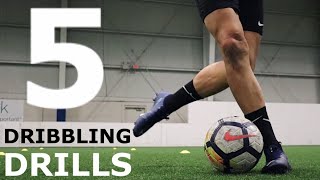 5 Essential Dribbling Drills  Improve Your Dribbling With These Five Individual Training Drills [upl. by Annaierb461]