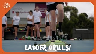 Ladder Drills  Netball Drills Ep10 [upl. by Nednil88]