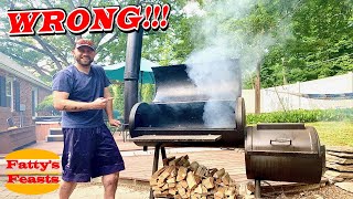 Offset Smoker  Biggest Beginners Mistake [upl. by Mackenzie]