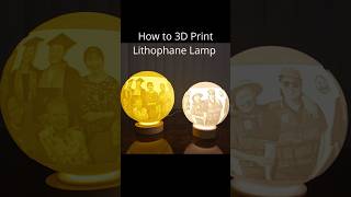 3D Printed Lithophane Lamp [upl. by Longerich]