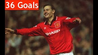 Andrei Kanchelskis  All 36 Goals and 17 Assists for Manchester United [upl. by Aseneg]