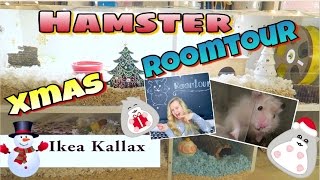 HAMSTER ROOMTOUR🐹Ikea DIY Gehege [upl. by Jobey]