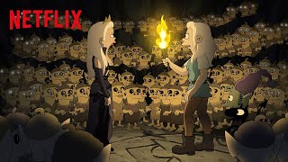 Abbi Jacobson and Nat Faxon Recap Disenchantment Part 1  Netflix [upl. by Erna]