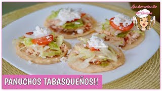 PANUCHOS TABASQUEÑOS🍭LOS SECRETOS DE MI COCINA🍭 [upl. by Asikal]