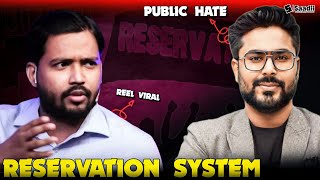 Indian Reservation System  Gagan Pratap  End Reservation  Khan Sir Explained  Trending [upl. by Esialb]