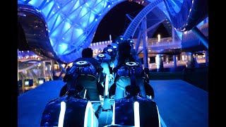 Tron Lightcycle Power Run FULL POV at Shanghai Disneyland [upl. by Hillary]