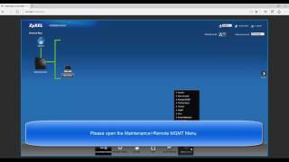 Zyxel VMG Series  Configure Remote MGMT [upl. by Tayib885]