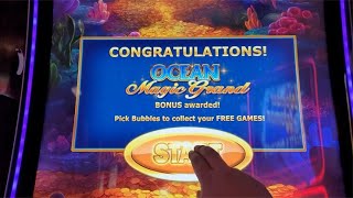 SPECTACULAR Bonus On Ocean Magic Grand [upl. by Leksehcey]