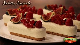 ❅ Recette de Bûchettes de Noël aux Fruits Rouges façon Cheesecake ❅ [upl. by Alegnaoj]