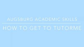 How to Get to TutorMe [upl. by Enelak647]