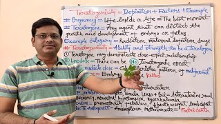 Toxicology Part04 Teratogenicity 01  Definition of Teratogenicity  Cause of Teratogenicity [upl. by Sorilda]