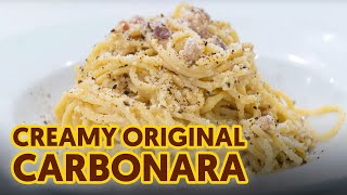 Creamy Original Carbonara [upl. by Adlai172]