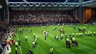 PRESTON NORTH END V BLACKPOOL PITCH INVASION [upl. by Adiuqram]