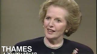 Margaret Thatcher interview  Conservative Party  British Prime Minister  1987 [upl. by Intosh683]