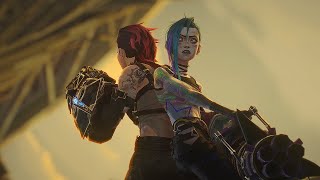 Vi and Jinx VS Warwick  S02E09  Arcane [upl. by Lear]