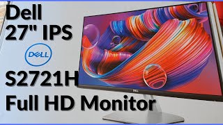 Dell Monitor S2721H vs S2721HN vs S2721HS  Almost borderless Full HD 27quot IPS monitor [upl. by Javler]