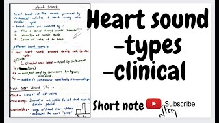 Heart sound physiology types of heart sound triple heart sound quadruple heart sound [upl. by Etnaik96]