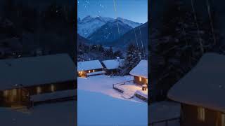 🌧️❄️ Rain and Snow Sounds 247  Cozy Ambience for Sleep Study and Relaxation  Peaceful Weather [upl. by Leina]